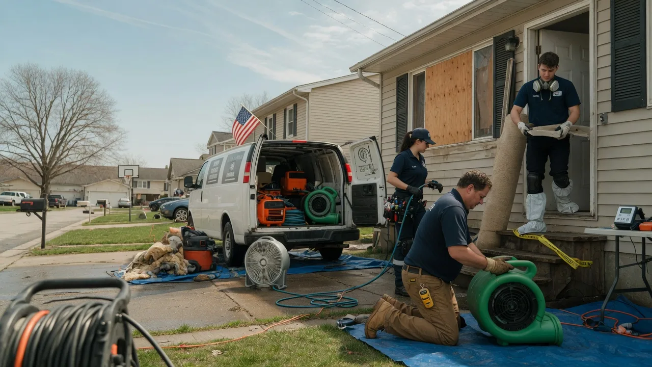 Water Damage Restoration in Glasston, ND near me